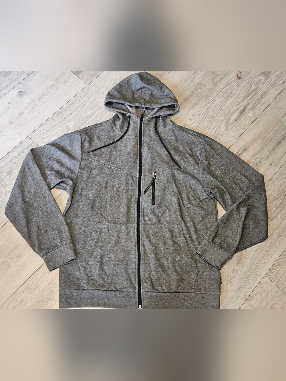 Ocean Current Men's XL Full-Zip Hoodie Sweatshirt Gray